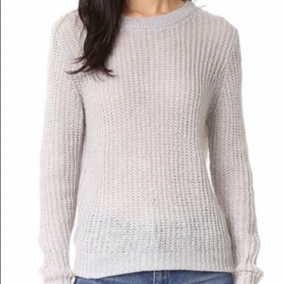 Sezane Sweaters - Scotch & Soda - Mohair Sweater - Blue/ Grey - Size Small - Excellent Shape